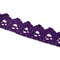 Wrapables Colorful Decorative Adhesive Lace Tape, Dark Purple
